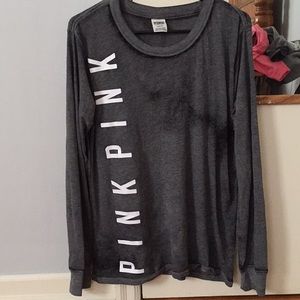 Pink long sleeve tee shirt